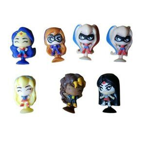Superhero Comic Characters Mini Figures DC Marvel Comics Women Heroes Unbranded